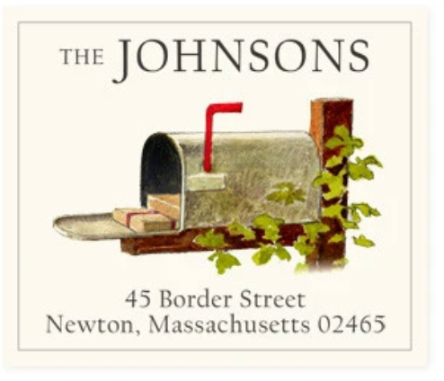 Return Address Labels - On Paper Favorites By Felix Doolittle