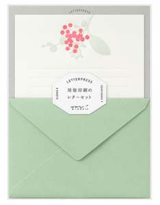 Midori Letterpress Letter Set