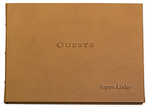 Leather Guest Book