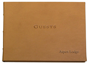 Leather Guest Book