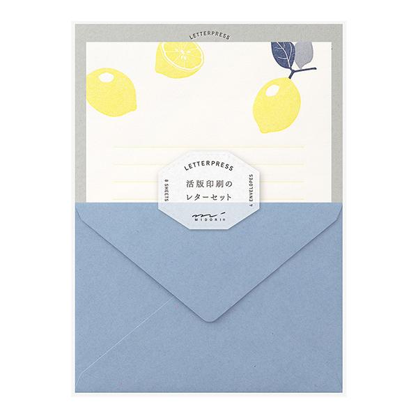 Midori Letterpress Letter Set