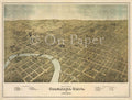 Vintage Style Map - Columbus